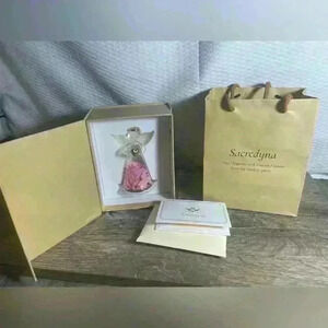 Angel Figurine With Forever Flower